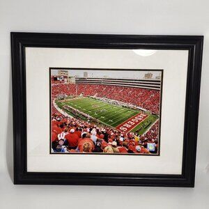 Framed Photo Wisconsin Badgers Football Stadium Official Licensed NCAA 2008 Game